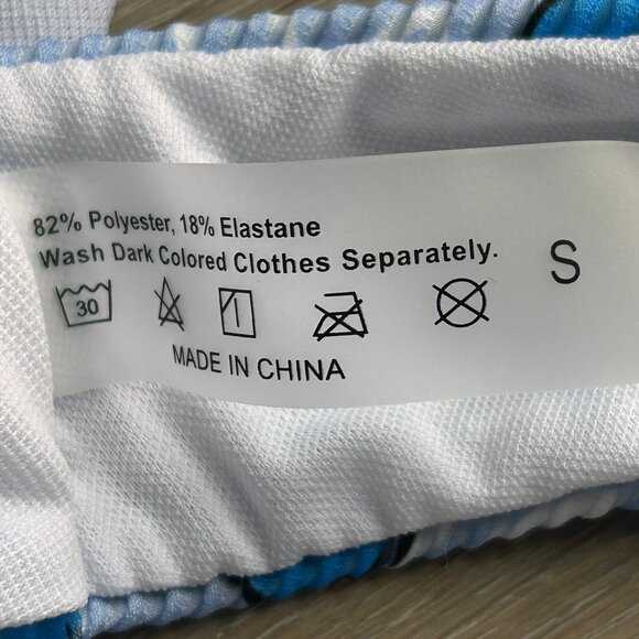 Shein Bikini size small Blue Floral - Picture 3 of 3